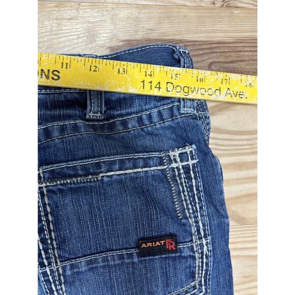 Ariat FR Jeans Mens 33x34 M4 Boot Cut Low Rise Blue Denim Fire Resistant - Picture 5 of 6